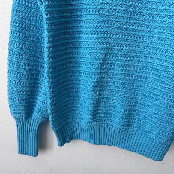 Loft blue small balloon sleeve sweater size XS - Picture 3 of 8